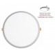 Downlight panel LED Redondo 230mm Blanco 20W, Corte ajustable 50 a 205mm, Serie P